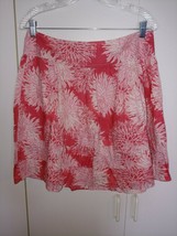 Gap Ladies PINK/WHITE 100% Cotton Lined MINI-SKIRT-8-TIERED/FULL-WORN ONCE-CUTE - £6.28 GBP