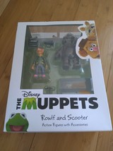 Diamond Select Disney The Muppets Rowlf &amp; Scooter Action Figure Set - £31.49 GBP