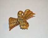 Brass Eagle Hawk Bird Ring Adjustable 2 1/4&quot; Wingspan Large Heavy Solid ... - $33.68
