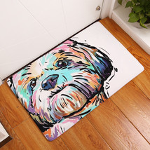 Colorful Cartoon Dog Print Floor / Door Mat 15.7&quot; x 23.6&quot; x .315&quot; (C) - £32.03 GBP
