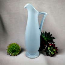 Shawnee Pottery Sky Blue 1930s Art Deco 8&quot; Classic Bud Vase Pitcher USA 1168 - £13.44 GBP