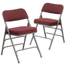 Flash Furniture HERCULES Series Premium Metal  Folding Chair Upholstered... - $79.19