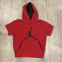 Jordan Hoodie Boys Small Red Pull Over Hooded Sweatshirt Air Jump Man Youth Kids - £13.73 GBP