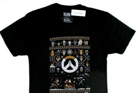 NEW Blizzard Entertainment Mens T-Shirt S Small Black Overwatch Holiday Jinx NWT - £14.41 GBP