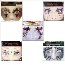Face Art Glitter TEMPORARY TATTOOS Costume Instant Makeup Eye Decal-CHOO... - $2.82+