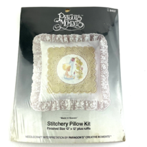 Precious Moments Stitchery Kit Pillow MADE IN HEAVEN 1984 Kit 8407 Paragon - $17.82