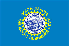 South Dakota State 10&#39; x 15&#39; Nylon Flag - £285.13 GBP