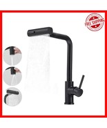 High Arc Kitchen Faucet with Pull Down Sprayer &amp; Lead-Free Design - Blac... - $69.56 CAD