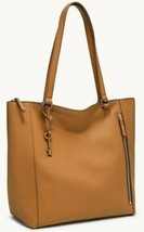 Fossil Tara Tan Leather Shopper ZB1475231 Shoulder Bag Camel NWT $218 Retail - £92.62 GBP