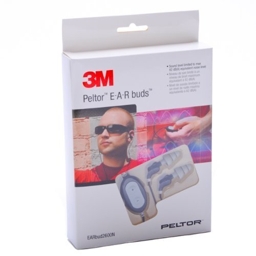 3M E-A-R Buds 26dB Protection Headphone Earbuds Ultra-comfortable easy-access vo