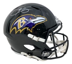Odell Beckham Jr Firmado Baltimore Ravens Completo Talla Réplica Speed Casco Bas - £273.04 GBP
