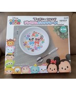 DISNEY TSUM TSUM MICKEY MINNIE PLATE SPOON SET Brand New 8&quot; JAPAN IMPORT... - $51.95 CAD