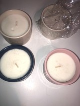 Lot of 4 Candles NEW 3.9 oz. Pink - 1-Fair Isle& Navy 1 Winter Skye 2 Cinnamon✅✅ - $13.33