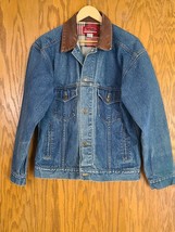 Vintage Marlboro County Store Jean Jacket leather size M read description - £47.54 GBP