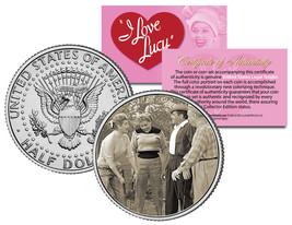 I LOVE LUCY Golf Game * LUCILLE BALL * JFK Kennedy Half Dollar Colorized... - £6.83 GBP