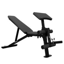 WEIGHT LIFTING WORK OUT ADJUSTABLE BENCH CENTR EXERCISE PREACHER CURL LE... - $269.99