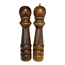 Vintage Goodwood Salt and Pepper Mill Set – Hand-Turned Woo – Made in Ta... - $34.00