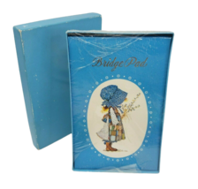 VINTAGE CARLTON CARDS HOLLY HOBBIE BRIDGE PAD CARD GAME SCORE PAPER IN BOX - $442.69 MXN