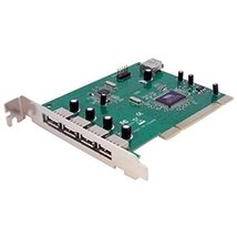 STARTECH.COM 7 Port USB 2.0 PCI Interface Card - USB Controller Adapter ... - $38.71