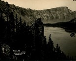 RPPC View of Crater Lake Klamath Oregon OR UNP 1910 Postcard D8 - $20.74