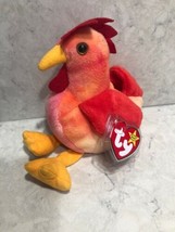 Ty Beanie Baby Strut The Rooster 1996 Retired Vintage Plush A17 - £6.21 GBP