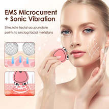 EMS Facial Massager Mini Portable Microcurrent Facial Lifting Massage Ro... - £23.64 GBP