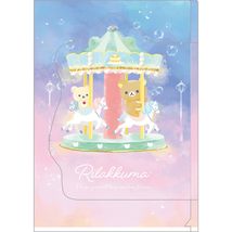 San-x FA09402 Rilakkuma Flap Clear Holder - $13.90