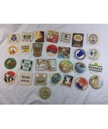 large lot 29 old Beer Coaster collection Mostly German brands Good Used - $24.74