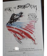 WHERE THE BUFFALO ROAM 76*50 CM 1980 MOVIE POSTER NEIL YOUNG HUNTER THOM... - $136.46 CAD