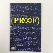 2013 Proof by Dabid Auburn, Emily Mann at McCarter Theatre Center - £8.96 GBP