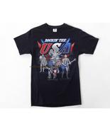 New Rockin USA President Small Shirt Patriot July 4 Jefferson America Fr... - $10.00