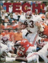 Virgina Tech Vs West Virginia Ncaa Football Game Program 10/01/1988-vf - £42.72 GBP