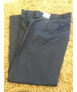 DSCP Blue Dress Military Trousers Sz 33s “C”Mens Poly-Wool Pants - $18.70