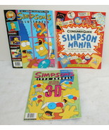 3 Simpsons Books ~ 1992 Simpson Illustrated, 1993 Annual 3-D &amp; Simpson M... - $49.99
