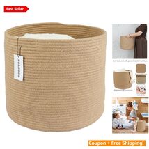 Multi-Purpose Round Cotton Basket for Kids - Soft Organizer for Toys &amp; L... - $60.34
