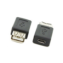 USB 2.0 Type A Female to Micro B Female Adapter Converter For Android Cellphones - £8.57 GBP