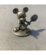 Walt Disney 1.75” Schmid Fine Pewter Mickey Mouse Tennis Racket #404 - €12,86 EUR