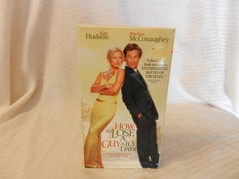 How to Lose a Guy in 10 Days (VHS, 2003) Matthew McConaughey, Kate Hudson - £7.17 GBP