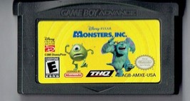Nintendo Gameboy Advance Disney Pixar Monsters Inc Video Game Cart Only Rare HTF - £15.34 GBP