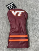 Virginia Tech Hokies Golf Club Driver Head Cover &quot;Vintage&quot; Style Logo Team VT - $19.79