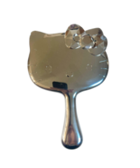 Genuine Hello Kitty Hand Mirror Chrome Sanrio 2010 Silver Tone Limited - $643.76 MXN