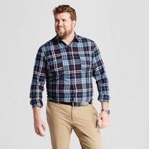 Goodfellow &amp; Co Standard Fit Plaid Flannel Shirt Big &amp; Tall 2XB 3XB 4XB ... - £9.95 GBP