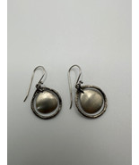 Silpada Sterling Silver Hammered Earrings 4cm - £38.84 GBP