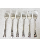 Vintage International Silver Avalon Cabin Silverplate 6" Salad Forks Set... - $22.28