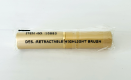 Jafra Face Retractable Highlight Makeup Brush 10883 Gold New &amp; Sealed - $183.60 MXN