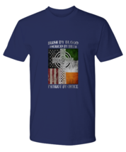 Irish TShirt Irish By Blood Navy-P-Tee  - £18.94 GBP