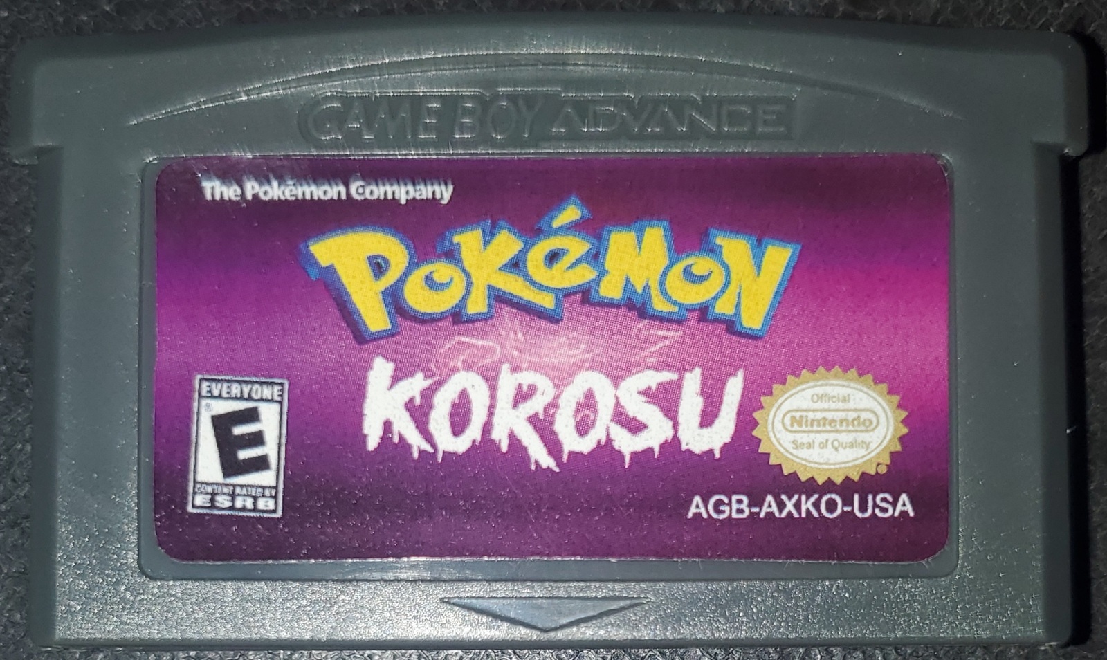 Pokemon Korosu GBA ROM Video Game Custom Gameboy Advance