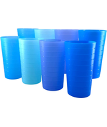 22 Ounce Plastic Cups Reusable,Bpa Free Dishwasher Safe, Set of 8 - £19.01 GBP