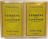 4 Crabtree &amp; Evelyn Verbena and Lavender Bath Soap Bar 1.25 oz /35g ea - £11.90 GBP