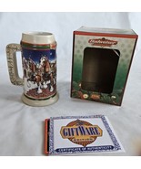 Vintage 1998 Anheuser Busch Budweiser CS343SE Grants Farm Holiday Stein - £15.06 GBP